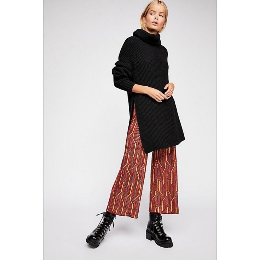 SOLD. Free People | Alina Pull On Wide Leg Pants Nwot - Picture 2 of 12